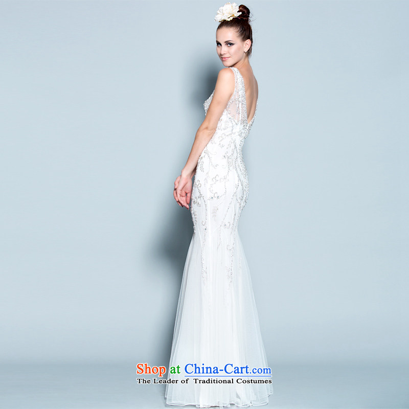 A lifetime of wedding dresses the light of life 2015 new upscale Pearl White Diamond Wedding Banquet dresses bride 30150821 white 165/88A thirtieth day pre-sale, a Lifetime yarn , , , shopping on the Internet