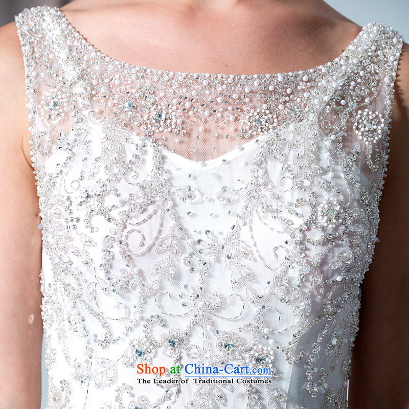 A lifetime of wedding dresses the light of life 2015 new upscale Pearl White Diamond Wedding Banquet dresses bride 30150821 white 165/88A thirtieth day pre-sale, a Lifetime yarn , , , shopping on the Internet
