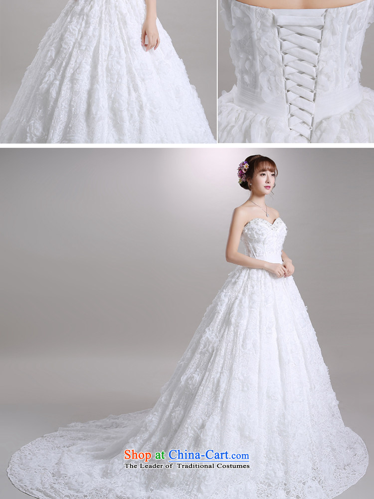 Talk to Her Wedding dress long tail 2015 new wiping the chest to lace Korean sweet marriages large wedding white L picture, prices, brand platters! The elections are supplied in the national character of distribution, so action, buy now enjoy more preferential! As soon as possible.