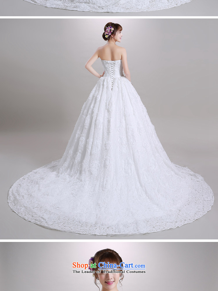 Talk to Her Wedding dress long tail 2015 new wiping the chest to lace Korean sweet marriages large wedding white L picture, prices, brand platters! The elections are supplied in the national character of distribution, so action, buy now enjoy more preferential! As soon as possible.