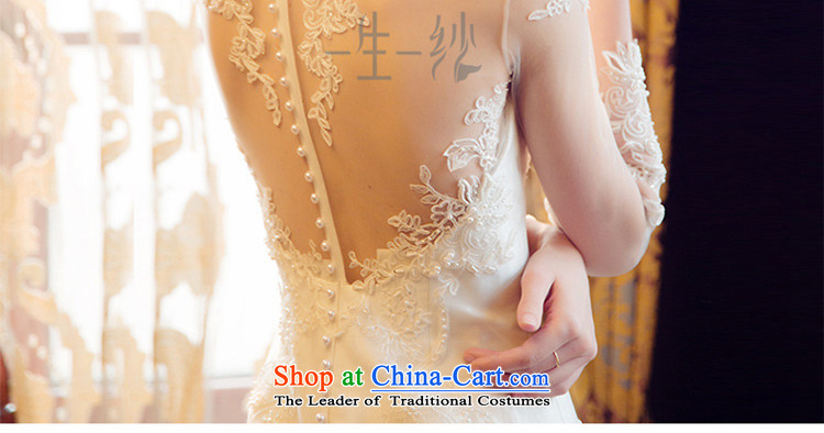 A lifetime of 2015 Autumn engraving lace back wedding long-sleeved round-neck collar crowsfoot wedding package shoulder graphics thin white 180/100A 40151128 30 days of pre-sale picture, prices, brand platters! The elections are supplied in the national character of distribution, so action, buy now enjoy more preferential! As soon as possible.