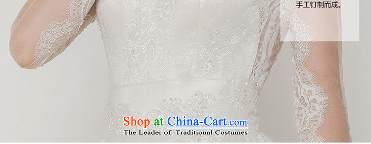 A lifetime of 2015 autumn the new Korean small trailing wedding word shoulder lace pregnant women wedding package shoulder long-sleeved white 160/84A 401501314 30 days of pre-sale picture, prices, brand platters! The elections are supplied in the national character of distribution, so action, buy now enjoy more preferential! As soon as possible.