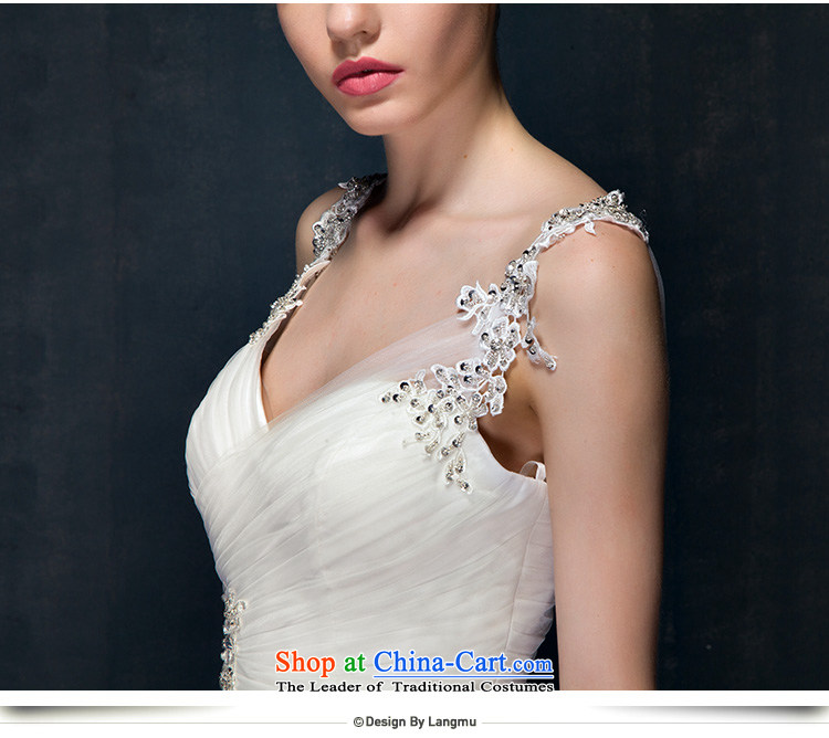 Wedding dresses 2015 Summer new western minimalist shoulders deep V tail marriages wedding dress autumn m White S picture, prices, brand platters! The elections are supplied in the national character of distribution, so action, buy now enjoy more preferential! As soon as possible.