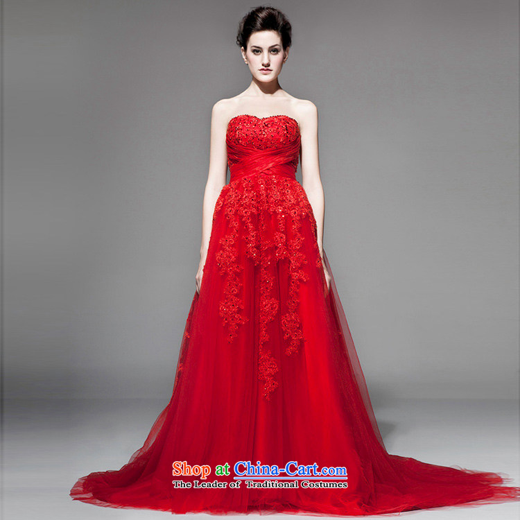 A lifetime of 2015 the new Korean wiping the chest wedding embroidery Foutune of small trailing bon bon skirt pregnant women wedding NW0718  170/92A red 30 days pre-sale picture, prices, brand platters! The elections are supplied in the national character of distribution, so action, buy now enjoy more preferential! As soon as possible.