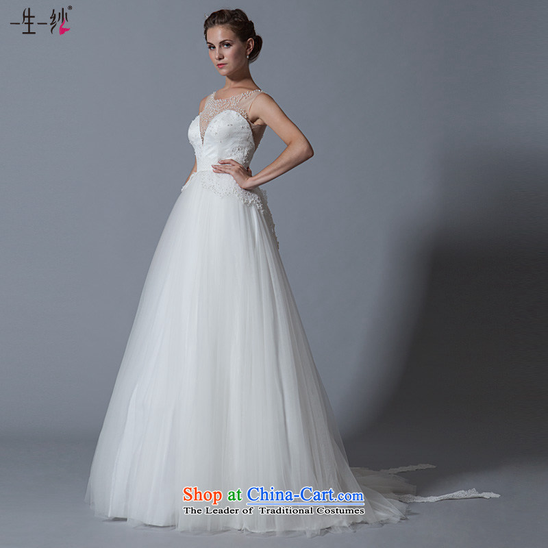 A lifetime of 2015 New Korean Top Loin of a field shoulder Pearl Wedding Butterfly Print alignment to 40141082 wedding  day White 180/100A 30 pre-sale, a Lifetime yarn , , , shopping on the Internet