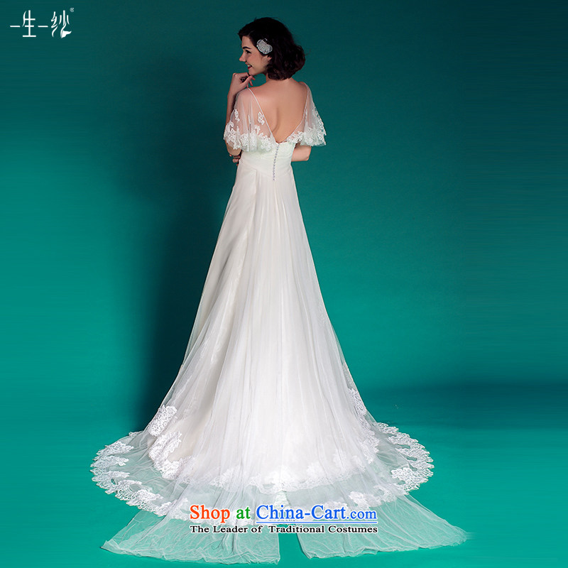 A lifetime of pregnant women wedding package shoulder larger mm thick trailing Wedding 2015 Autumn sleeves removable 50150087 155/80A white thirtieth day pre-sale, a Lifetime yarn , , , shopping on the Internet