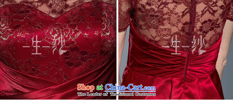 A lifetime of red short) 2015 autumn and winter jackets new bows to Sepia Chinese qipao 402201243 lace red 165/90A thirtieth day pre-sale picture, prices, brand platters! The elections are supplied in the national character of distribution, so action, buy now enjoy more preferential! As soon as possible.