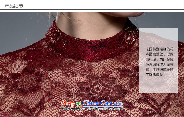 A lifetime of red short) 2015 autumn and winter jackets new bows to Sepia Chinese qipao 402201243 lace red 165/90A thirtieth day pre-sale picture, prices, brand platters! The elections are supplied in the national character of distribution, so action, buy now enjoy more preferential! As soon as possible.