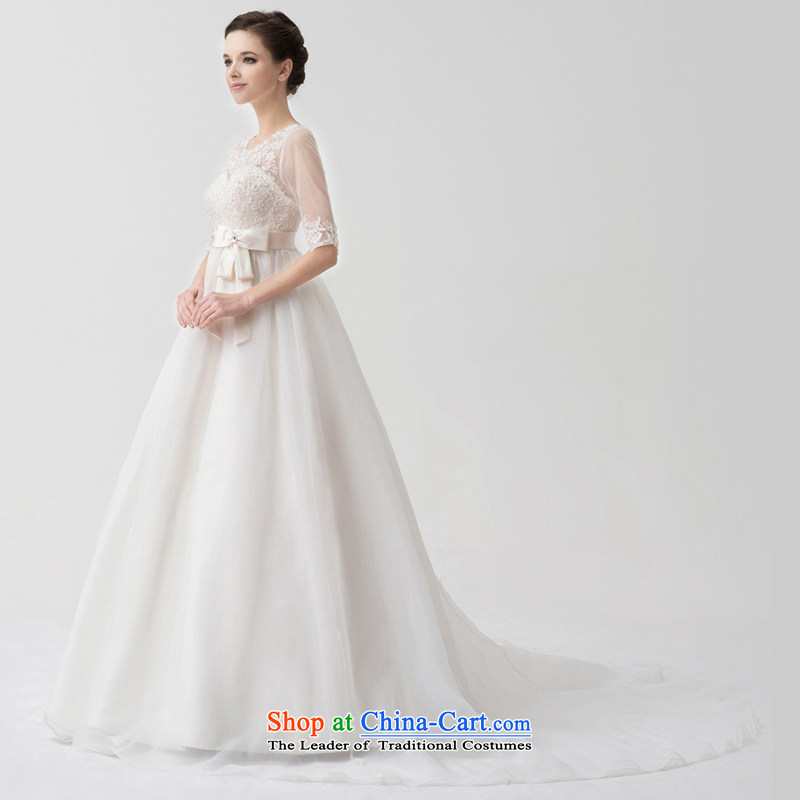 A lifetime of wedding dresses 2015 new high-rise in large cuff Korean pregnant women trailing white 175/96A NW24067 wedding day 30 pre-sale, a Lifetime yarn , , , shopping on the Internet