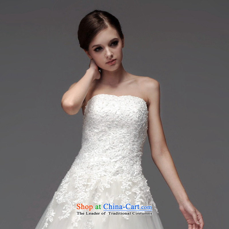 A lifetime of 2015 New wedding dresses lace anointed chest lace Foutune of thin A skirt graphics to align the wedding NW0708  165/90A white 30 days pre-sale, a Lifetime yarn , , , shopping on the Internet