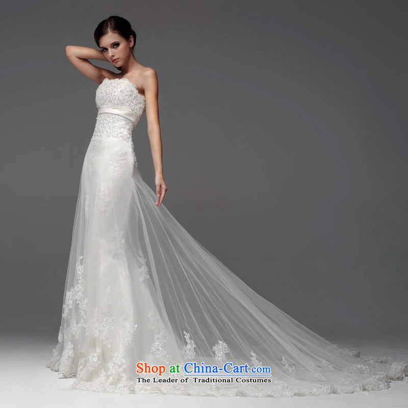 A lifetime of wedding dresses  2015 new Korean wiping the chest wedding foutune crowsfoot lace white 160/84A NW0702 wedding day 30 pre-sale, a Lifetime yarn , , , shopping on the Internet
