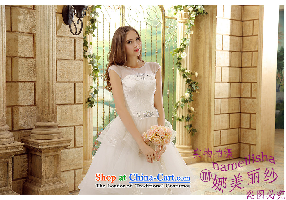 The beautiful new 2015 yarn a field to align the shoulder marriages wedding video thin Sau San tie sexy raincoats floor terrace photography bon bon skirt wedding pictures, price XL white, brand platters! The elections are supplied in the national character of distribution, so action, buy now enjoy more preferential! As soon as possible.