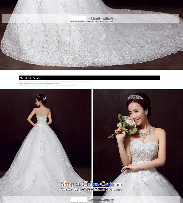 2015 new stylish HUNNZ spring and summer marriages white wedding anointed chest lace long tail strap white M picture, prices, brand platters! The elections are supplied in the national character of distribution, so action, buy now enjoy more preferential! As soon as possible.