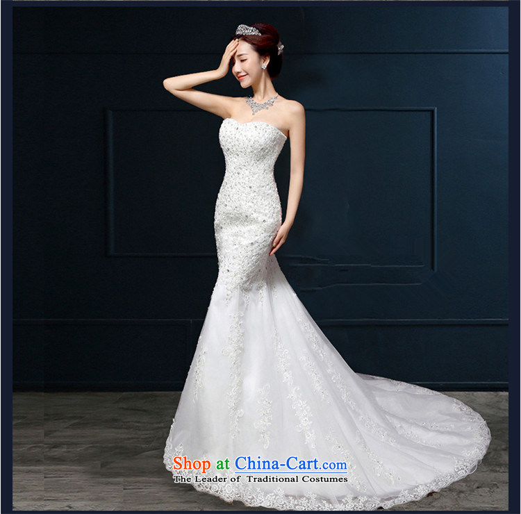 Hannizi       bride wedding white 2015 new spring and summer tail, wipe the chest lace elegant wedding pictures, price White XXL platters, brand! The elections are supplied in the national character of distribution, so action, buy now enjoy more preferential! As soon as possible.