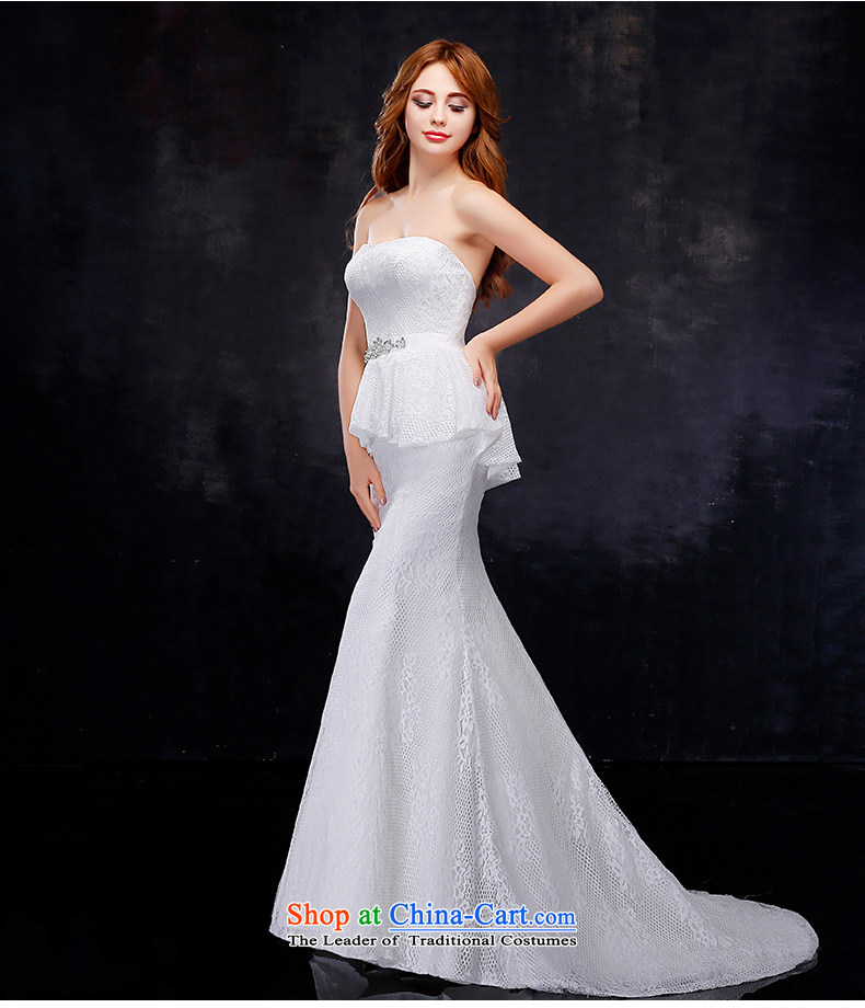 No new 2015 bride embroidered wedding dress luxury lace anointed chest pocket inbox and Korean style crowsfoot tail Sau San wedding dresses white S picture, prices, brand platters! The elections are supplied in the national character of distribution, so action, buy now enjoy more preferential! As soon as possible.