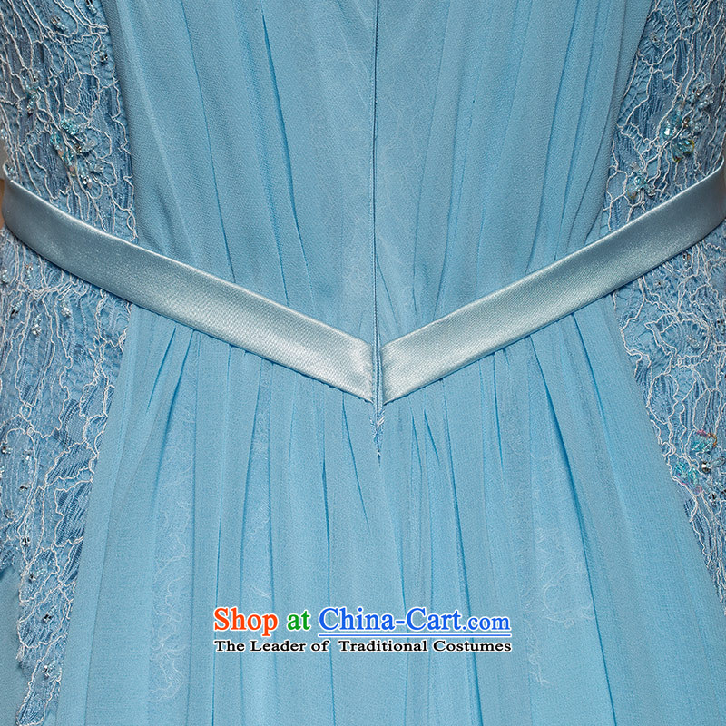 A lifetime of 2015 New Cinderella blue dress with a chest banquet annual lap dress video thin bridesmaid dress 402501404 30 day blue 160/84A pre-sale, a Lifetime yarn , , , shopping on the Internet