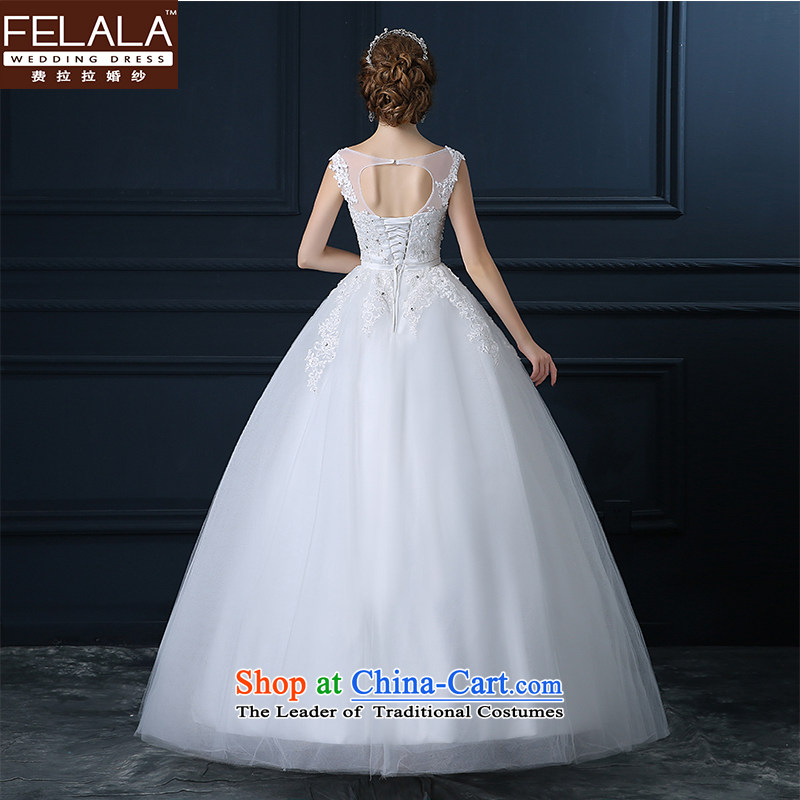 Ferrara wedding dress bride to align the wedding the spring and summer of 2015, the female new larger anointed one chest field shoulder lace marriage shoulders dress M(2 feet) of Ferrara wedding (FELALA) , , , shopping on the Internet