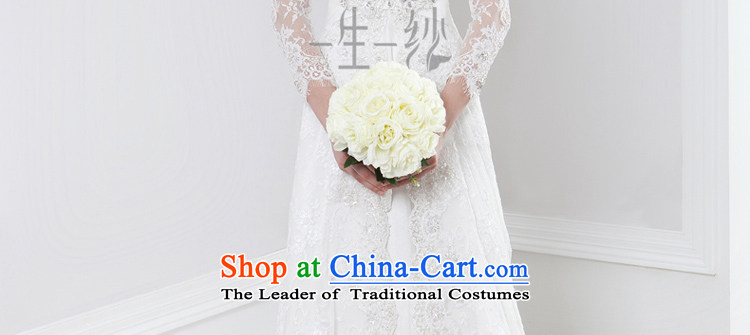 2015 new lace wedding dresses palace terrace backpack shoulder Korean large custom diamond wedding long-sleeved retro collar 40121043 white 165/90A thirtieth day pre-sale picture, prices, brand platters! The elections are supplied in the national character of distribution, so action, buy now enjoy more preferential! As soon as possible.