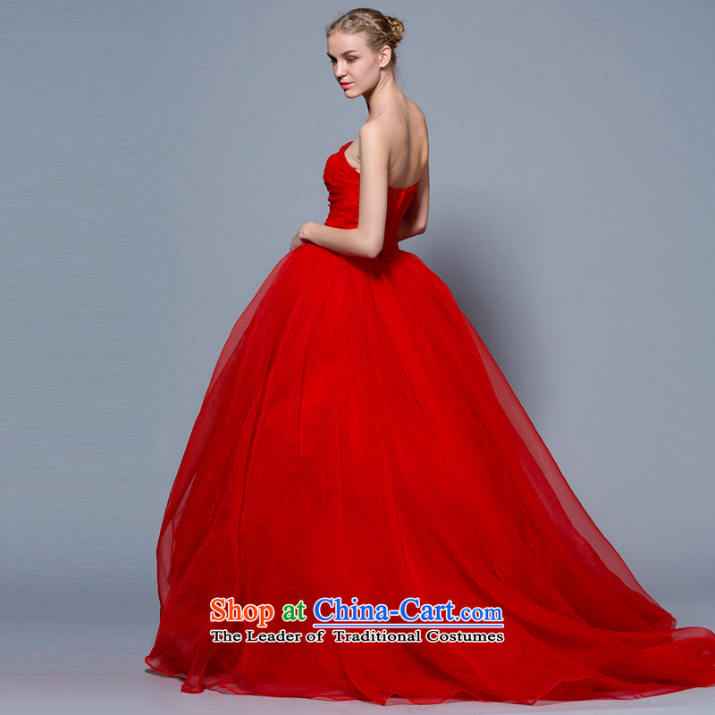 A lifetime of wedding dresses 2015 Korean style wedding dress bon bon pregnant women video thin wedding autumn and winter large marquee to skirt red 170/92A thirtieth day pre-sale, a Lifetime yarn , , , shopping on the Internet