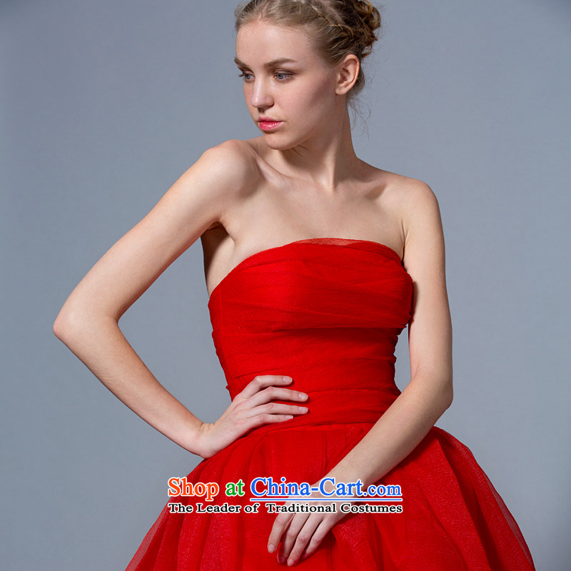 A lifetime of wedding dresses 2015 Korean style wedding dress bon bon pregnant women video thin wedding autumn and winter large marquee to skirt red 170/92A thirtieth day pre-sale, a Lifetime yarn , , , shopping on the Internet