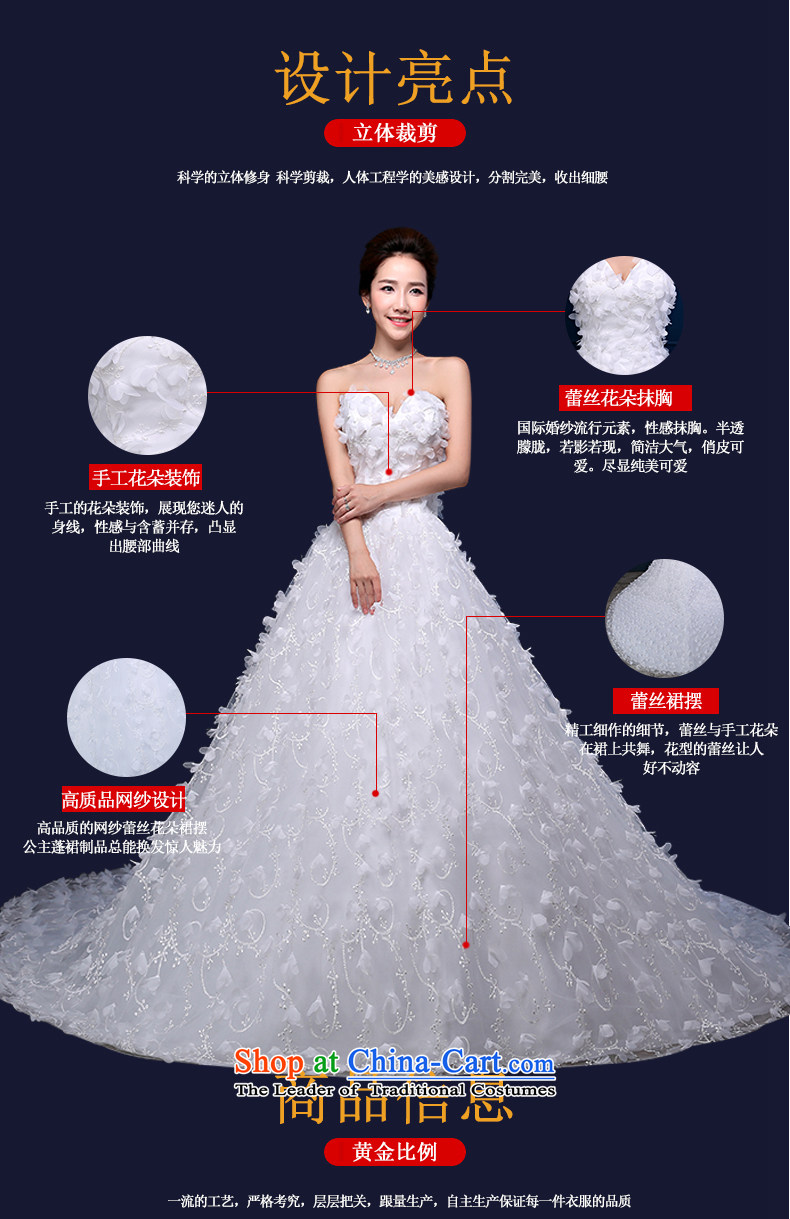 Embroidered is the new Korean brides 2015 version of flowers and chest long tail large graphics thin marriages minimalist white wedding tailored does not allow for pictures, prices, brand platters! The elections are supplied in the national character of distribution, so action, buy now enjoy more preferential! As soon as possible.