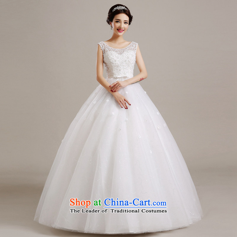The Syrian Arab Republic and the Republic of Korea time wedding dress 2015 new autumn and winter pregnant women Korean wedding bride lace video thin large Asian Layout Align to align the shoulder shoulders field to wedding white XXL, time Syrian shopping