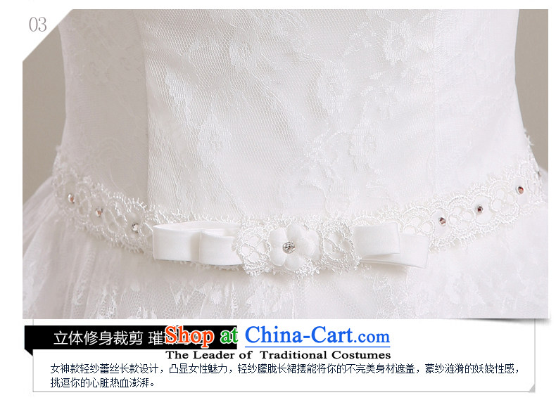 Korea wedding dress wedding dress 2015 new autumn and winter white bride first field shoulder of custom video thin Korea pregnant women version of large white L to straighten the picture, prices, brand platters! The elections are supplied in the national character of distribution, so action, buy now enjoy more preferential! As soon as possible.