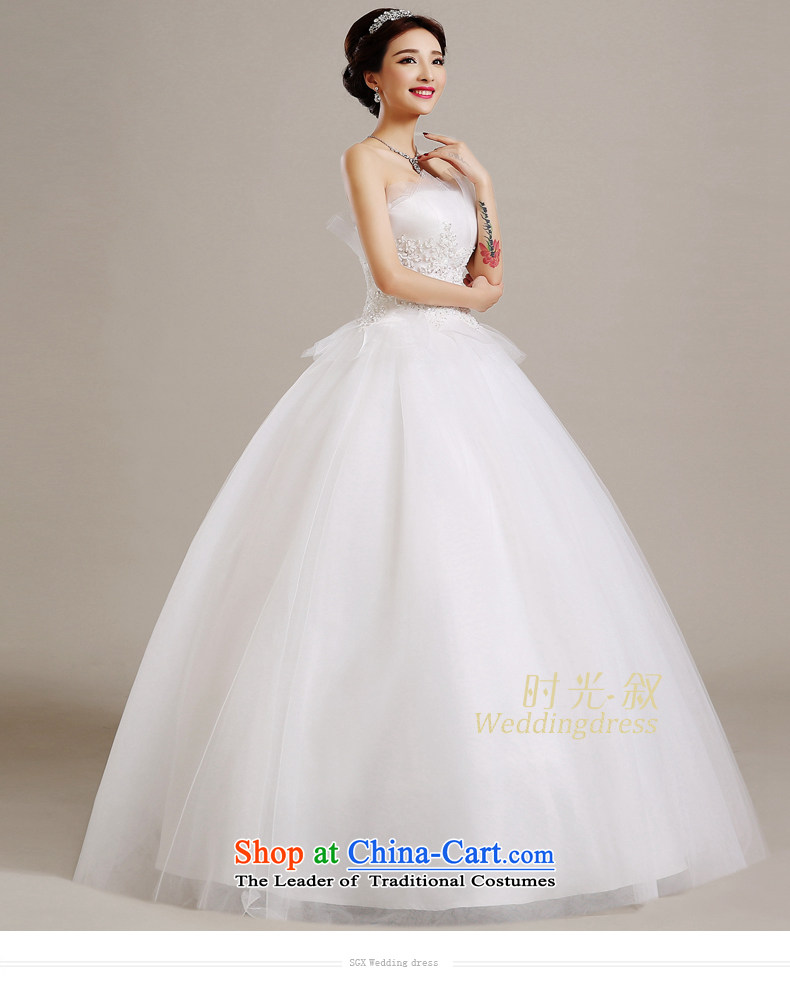 Time Syrian wedding dresses autumn 2015, Japan and the rok wedding dress new marriages stylish anointed chest lace to align the minimalist Korean bon bon skirt white S picture, prices, brand platters! The elections are supplied in the national character of distribution, so action, buy now enjoy more preferential! As soon as possible.