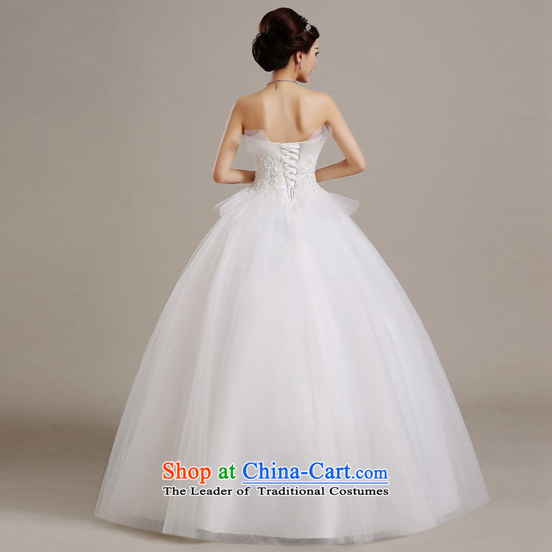 Time Syrian wedding dresses autumn 2015, Japan and the rok wedding dress new marriages stylish anointed chest lace to align the minimalist Korean bon bon skirt white S time Syrian shopping on the Internet has been pressed.