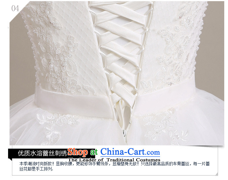 Time Syrian wedding dresses 2015 autumn and winter, Japan and the rok wedding dress new Asian layout to customize your shoulders dual video thin word bride shoulder wedding White M pictures, prices, brand platters! The elections are supplied in the national character of distribution, so action, buy now enjoy more preferential! As soon as possible.