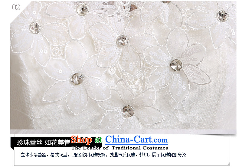 The Syrian Arab Republic and the Republic of Korea time wedding dress bride first field shoulder wedding crowsfoot small trailing Korean Sau San video to align the thin Foutune of autumn and winter White M picture, prices, brand platters! The elections are supplied in the national character of distribution, so action, buy now enjoy more preferential! As soon as possible.