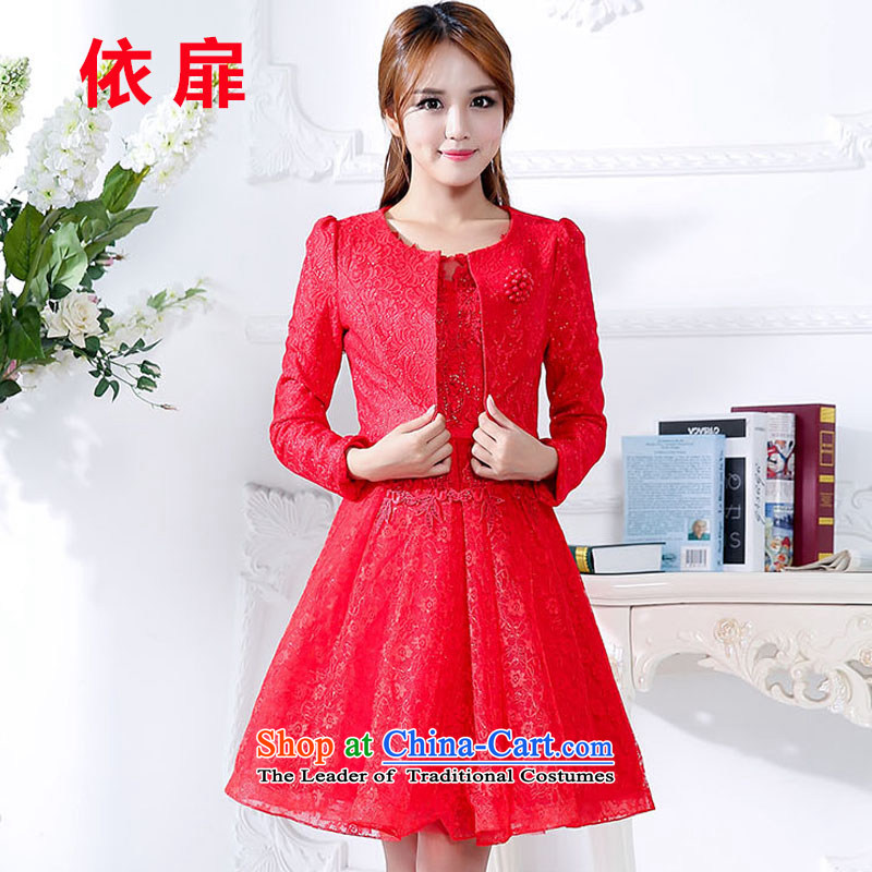 In accordance with the new 2015 check red bride bows services wedding dress antique dresses two kits wedding dresses dress according to check.... red XL, online shopping