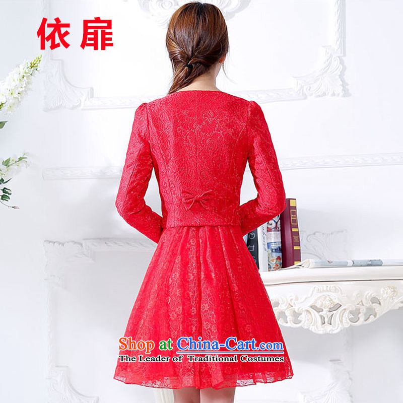 In accordance with the new 2015 check red bride bows services wedding dress antique dresses two kits wedding dresses dress according to check.... red XL, online shopping
