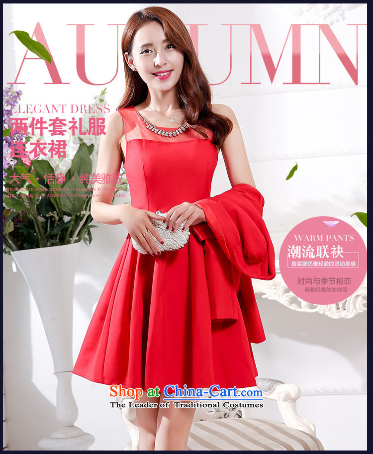 According to the bi 2015 Autumn and Winter Female large red with the lift mast marriages bows Night Gown two kits suits skirts pregnant women red XL Photo, prices, brand platters! The elections are supplied in the national character of distribution, so action, buy now enjoy more preferential! As soon as possible.