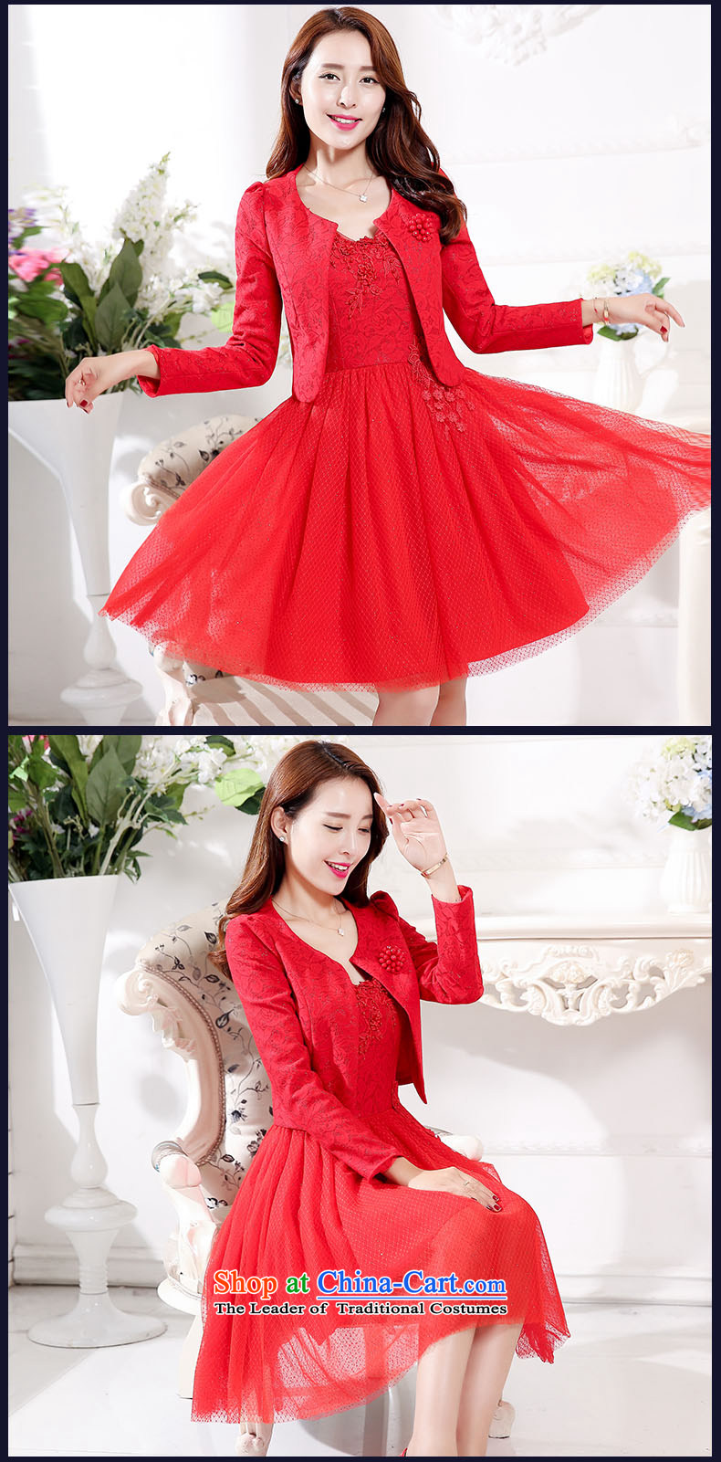 In accordance with the check spring and fall 2015 Red bride replacing dresses summer marriage the lift mast bows bridesmaid dress lace kit skirt two kits red XXL picture, prices, brand platters! The elections are supplied in the national character of distribution, so action, buy now enjoy more preferential! As soon as possible.