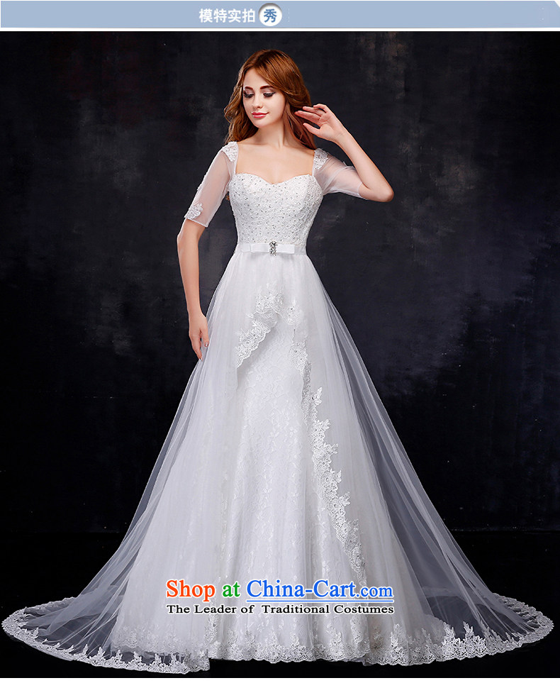 Embroidered is the new Marriage bride 2015 crowsfoot wedding dresses in the shoulders cuff small trailing white S picture, prices, brand platters! The elections are supplied in the national character of distribution, so action, buy now enjoy more preferential! As soon as possible.