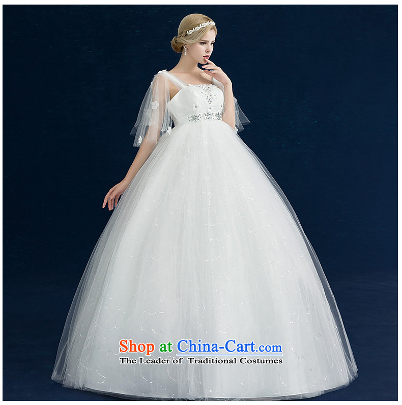 Seal Jiang pregnant women high wedding dresses waist 2015 autumn and winter new Korean style to align graphics thin large word shoulder bride wedding dress female white XL Photo, prices, brand platters! The elections are supplied in the national character of distribution, so action, buy now enjoy more preferential! As soon as possible.