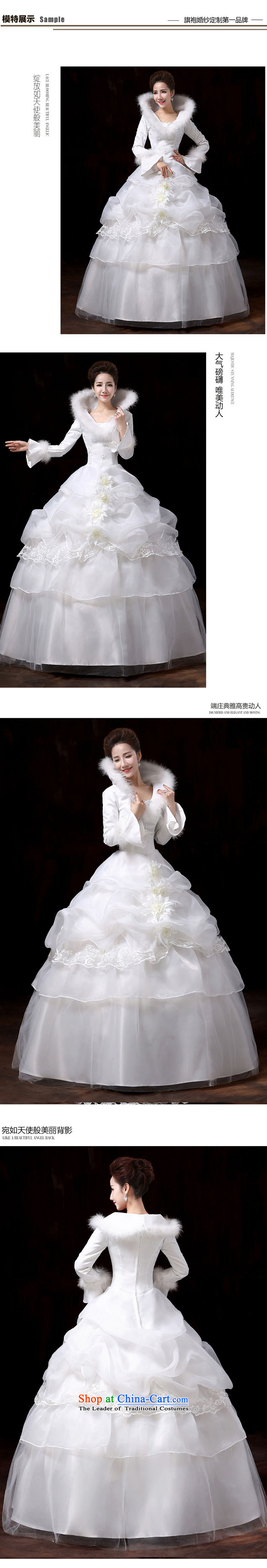 Wedding dress 2015 new winter thick align to bon bon skirt wedding marriages long-sleeved plus Cotton White XXL wedding pictures, prices, brand platters! The elections are supplied in the national character of distribution, so action, buy now enjoy more preferential! As soon as possible.
