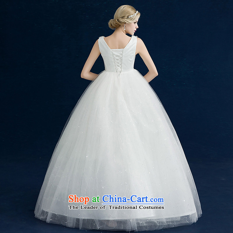 Seal Jiang pregnant women wedding dresses 2015 autumn and winter Korean shoulders to align Top Loin of large wedding video thin bride wedding dress white L, seal has been pressed Jiang shopping on the Internet
