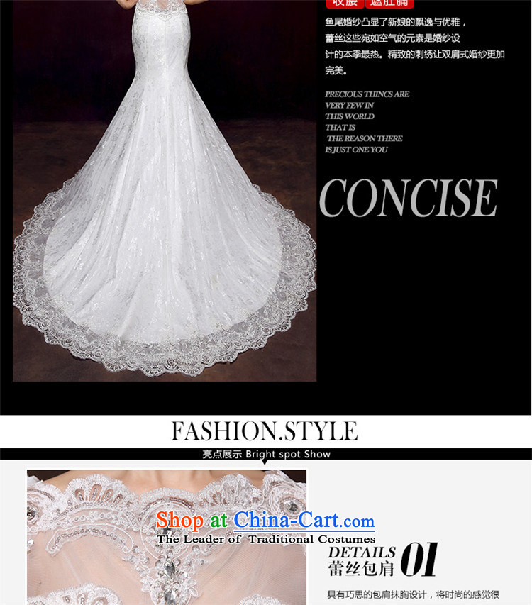 2015 Long one HUNNZ field shoulder elegant lace Foutune of white minimalist bride Sau San wedding white picture, prices, S brand platters! The elections are supplied in the national character of distribution, so action, buy now enjoy more preferential! As soon as possible.