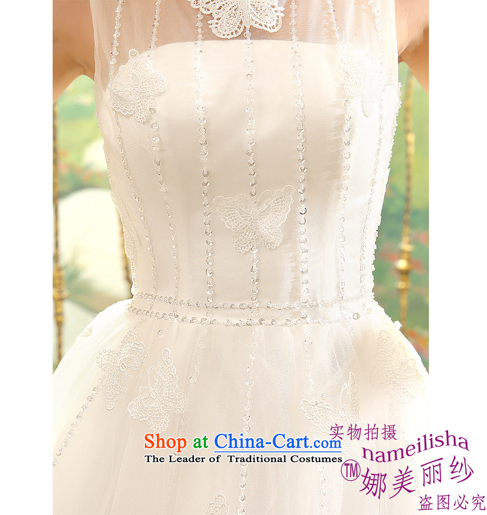 The beautiful yarn shoulders to align the bride wedding stylish and simple elegance of Sau San video thin bow tie marriage wedding Hand-stitched pearl nail wedding code made White XL Photo, prices, brand platters! The elections are supplied in the national character of distribution, so action, buy now enjoy more preferential! As soon as possible.
