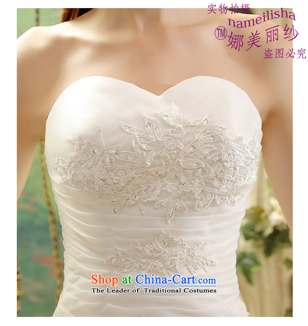 The beautiful yarn and before the chest and package after short wedding dress marriage drag Sau San tie video thin stylish and simple atmosphere will drink clothing new 2015 White S picture, prices, brand platters! The elections are supplied in the national character of distribution, so action, buy now enjoy more preferential! As soon as possible.