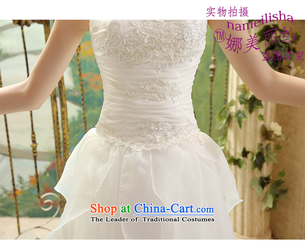 The beautiful yarn and before the chest and package after short wedding dress marriage drag Sau San tie video thin stylish and simple atmosphere will drink clothing new 2015 White S picture, prices, brand platters! The elections are supplied in the national character of distribution, so action, buy now enjoy more preferential! As soon as possible.