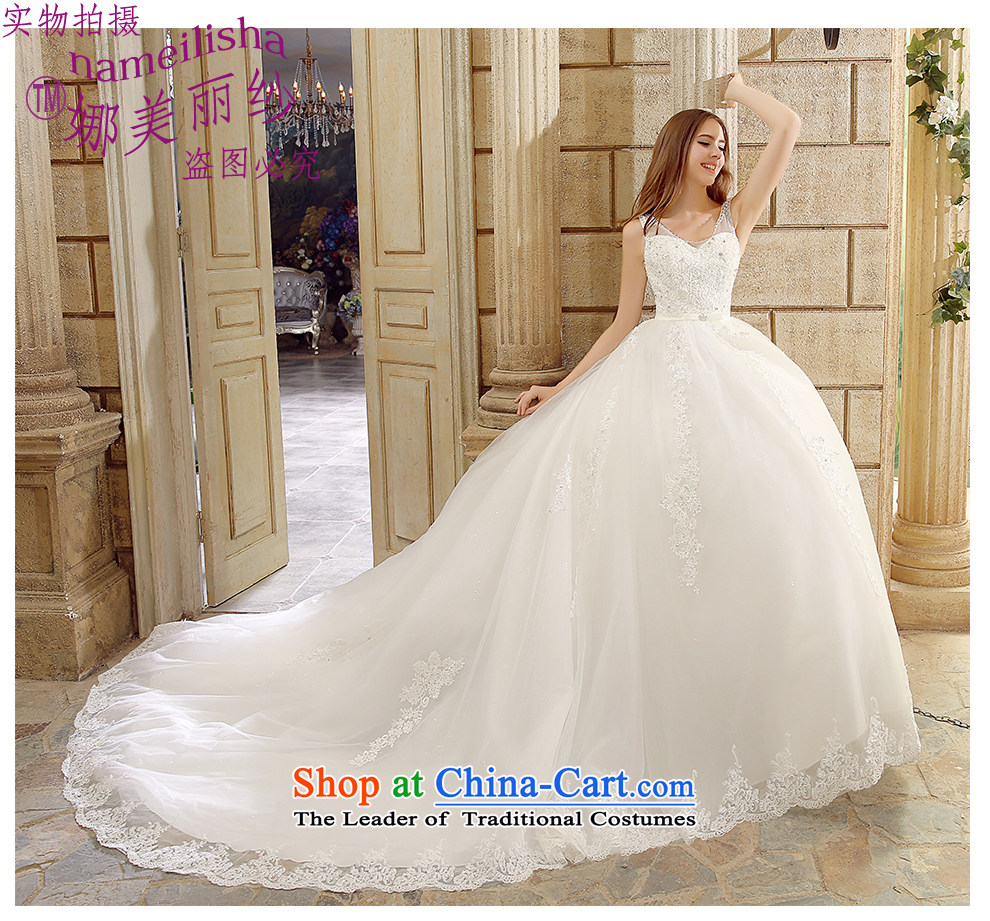 2015 new shoulders major tail Sau San wedding the beautiful yarn stylish marriages wedding band Korean style large lace video thin white XL pictures and the Factory Outlets, prices, brand platters! The elections are supplied in the national character of distribution, so action, buy now enjoy more preferential! As soon as possible.
