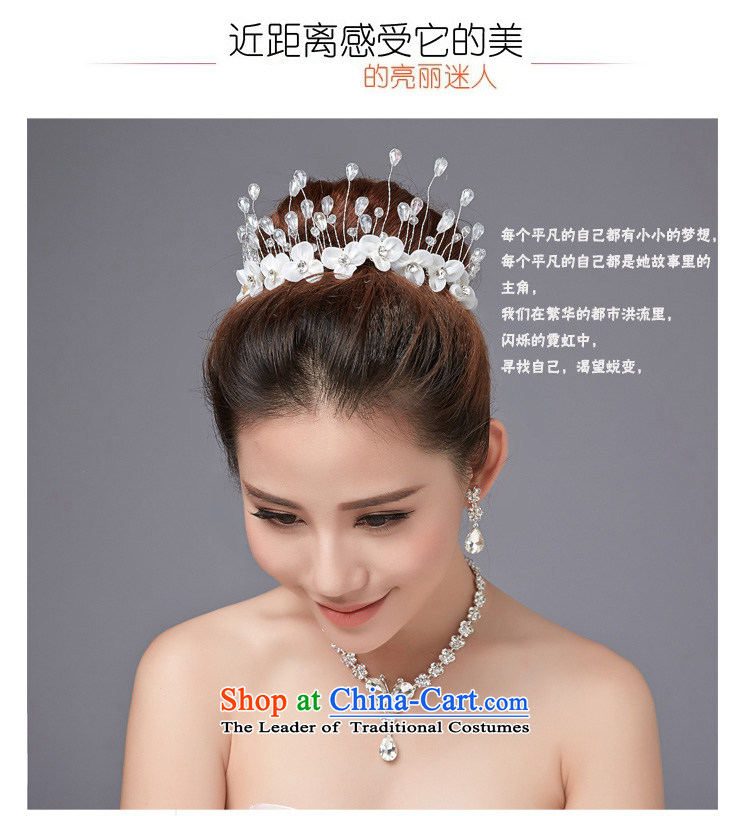 Lan-yi marriages jewelry autumn new Korean wedding dresses accessories Head Ornaments Crown necklace earrings three piece Ear Clip earrings kit autumn new picture, prices, brand platters! The elections are supplied in the national character of distribution, so action, buy now enjoy more preferential! As soon as possible.