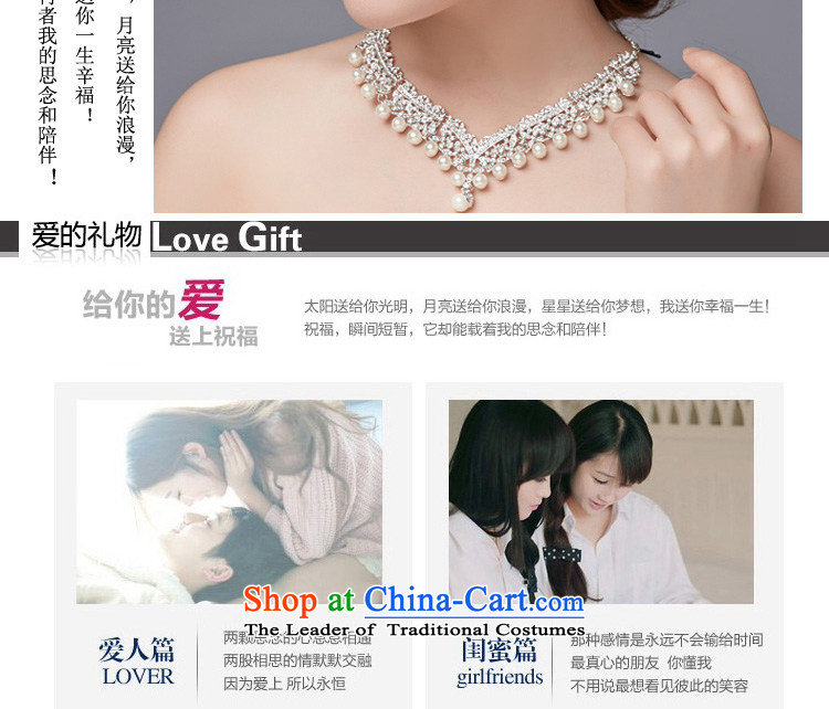 Lan-yi marriages wedding dresses accessories accessories Korean autumn New Head Ornaments Crown necklace earrings kits pearl ornaments drilling water packaged picture color pictures, prices, brand platters! The elections are supplied in the national character of distribution, so action, buy now enjoy more preferential! As soon as possible.