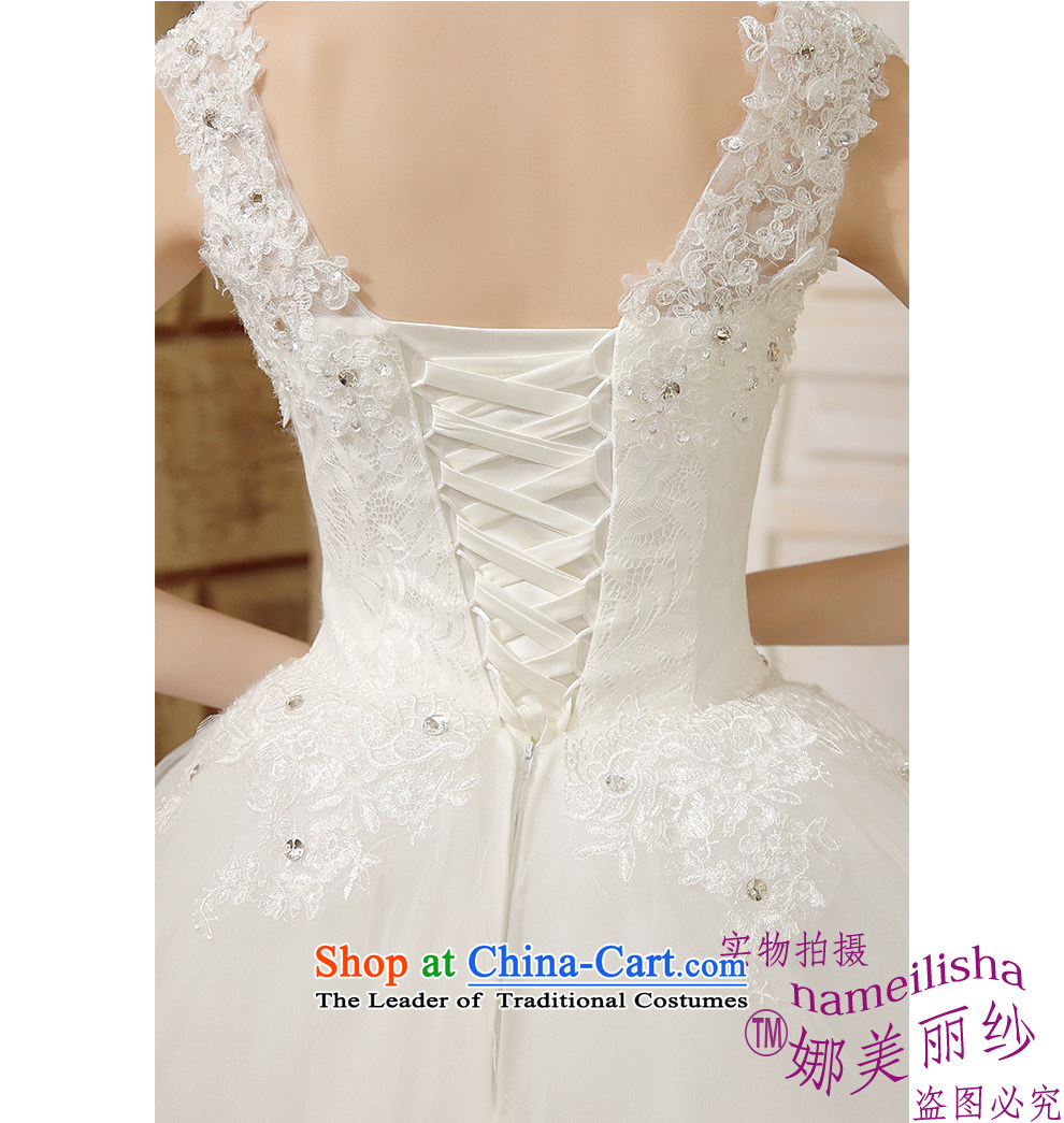 The beauty of new stylish double by 2015 your shoulders to wedding lace Sau San tie bride wedding wedding Korean floor, photography and the factory outlets for White XXL picture, prices, brand platters! The elections are supplied in the national character of distribution, so action, buy now enjoy more preferential! As soon as possible.
