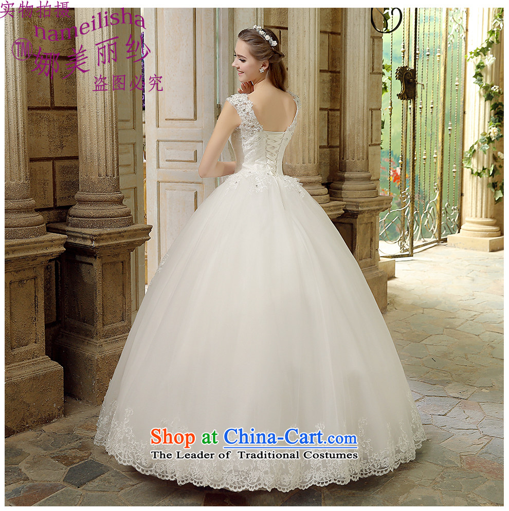 The beauty of new stylish double by 2015 your shoulders to wedding lace Sau San tie bride wedding wedding Korean floor, photography and the factory outlets for White XXL picture, prices, brand platters! The elections are supplied in the national character of distribution, so action, buy now enjoy more preferential! As soon as possible.