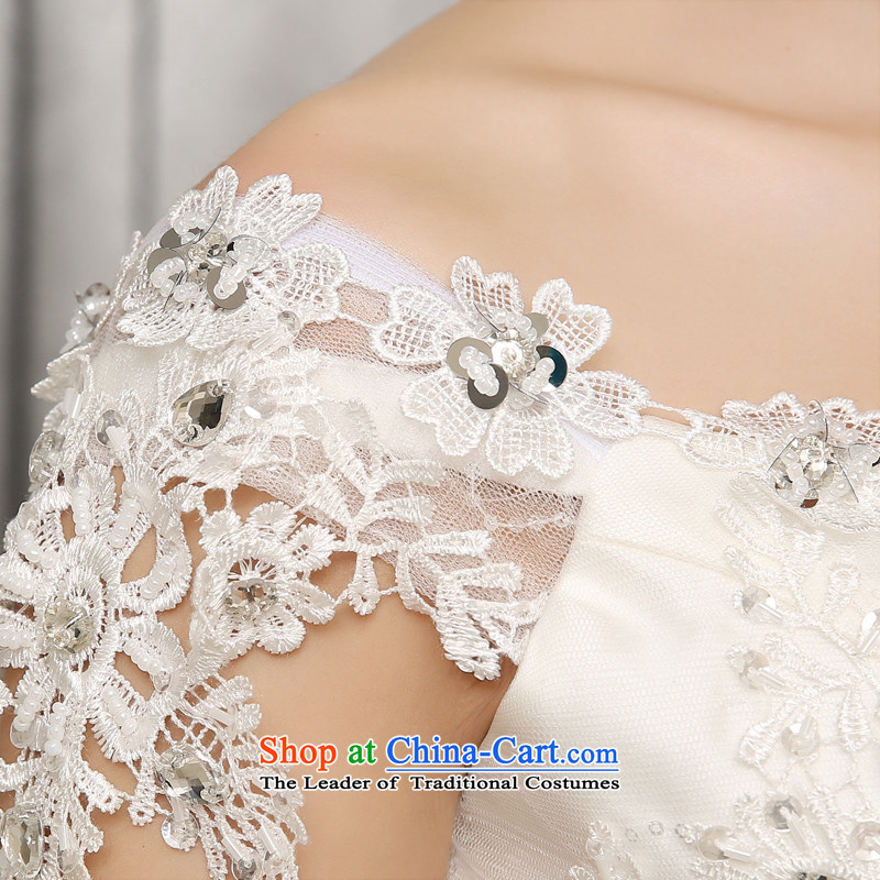 2015 new stylish HANNIZI marriages white wedding minimalist Sau San lace Princess Skirt holding white L, Korea, Gigi Lai (hannizi) , , , shopping on the Internet