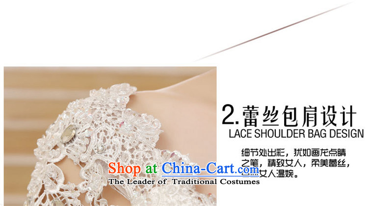      Stylish HUNNZ lace bride Wedding 2015 spring/summer to drag the new paragraph the word strap white white M shoulder picture, prices, brand platters! The elections are supplied in the national character of distribution, so action, buy now enjoy more preferential! As soon as possible.